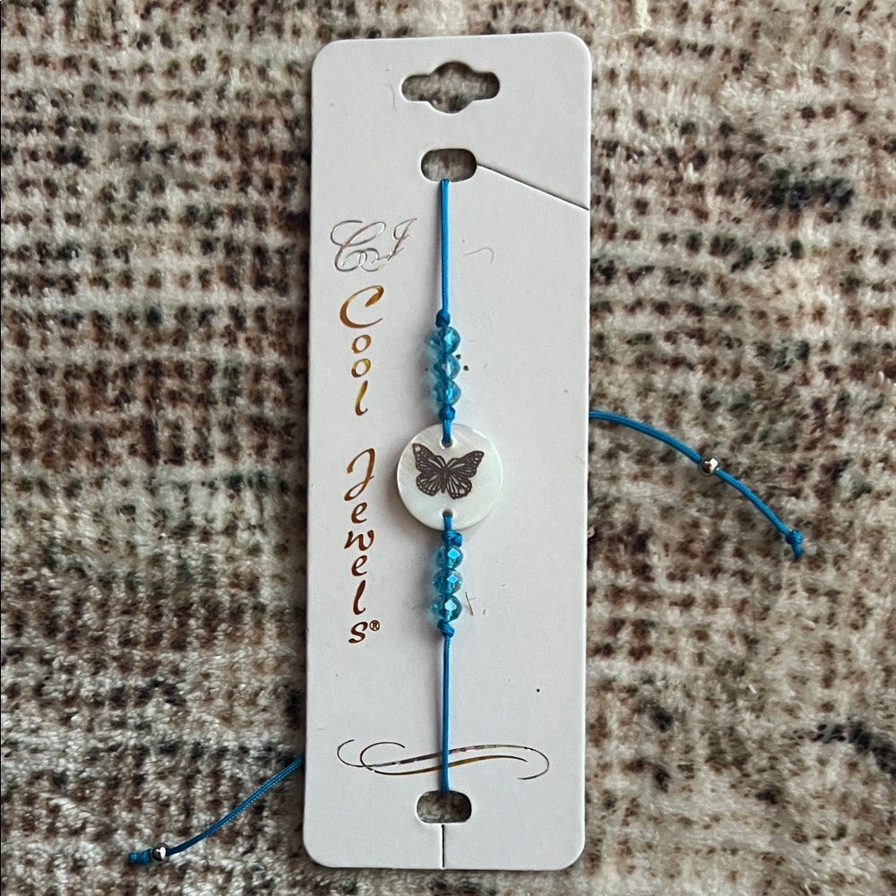 Blue Butterfly Bracelet for Kids